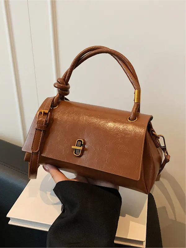 SHAINA - Casual Flip Cover Small Satchel Bag Crossbody Shoulder Bag