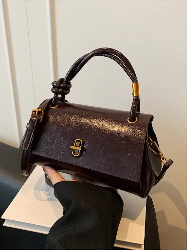 SHAINA - Casual Flip Cover Small Satchel Bag Crossbody Shoulder Bag