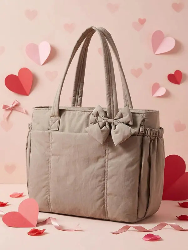 VEJA - Women’s Insulated Puffer Tote Bag Laptop & Cup Holder Casual Work Bag