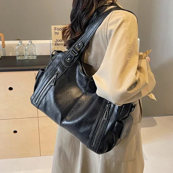 NOEMIE - Classic Leather Tote Bag