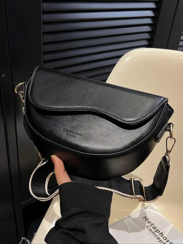 GABI - Simple Small Satchel Bag Versatile Flip Cover Crossbody Shoulder Bag