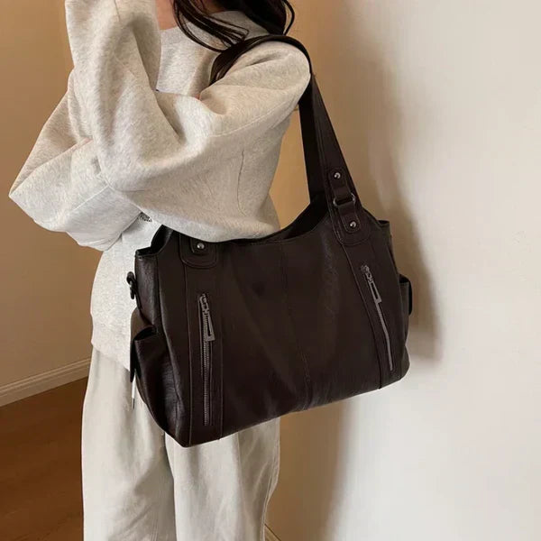 NOEMIE - Classic Leather Tote Bag
