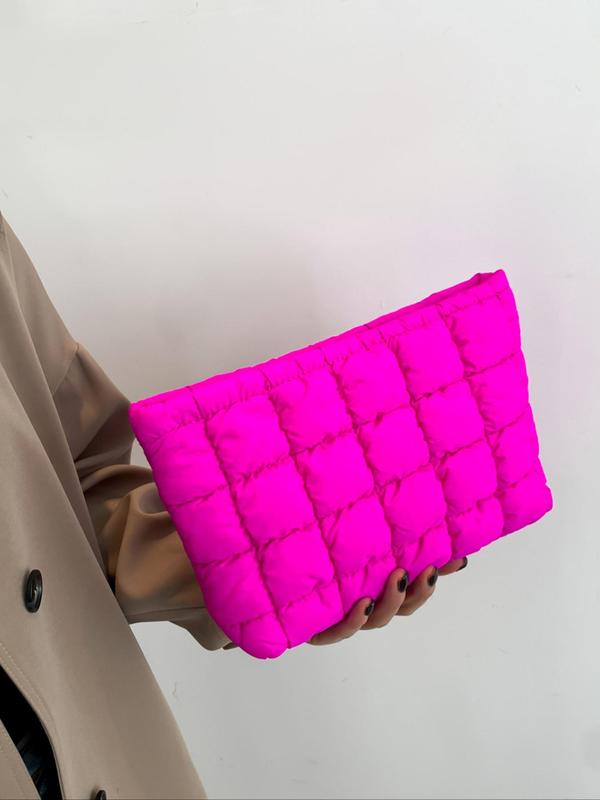 EMILY - Large Capacity Quilted Pouch Durable Zipper Travel Storage Bag
