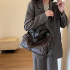 NOEMIE - Classic Leather Tote Bag