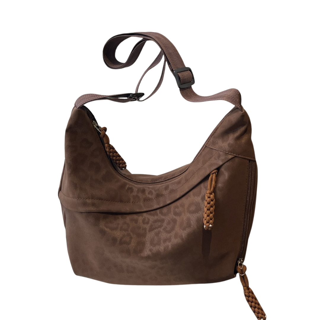 NADIA – Wild Leopard Print Crossbody Bag