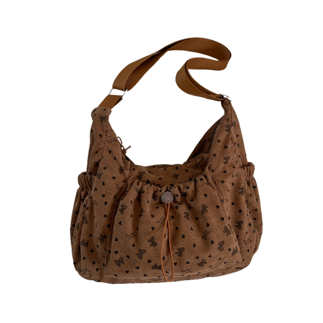 HARLOW – Plaid Drawstring Cloud Hobo Bag
