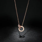 CYNTHIA – Roman Numeral Charm Necklace