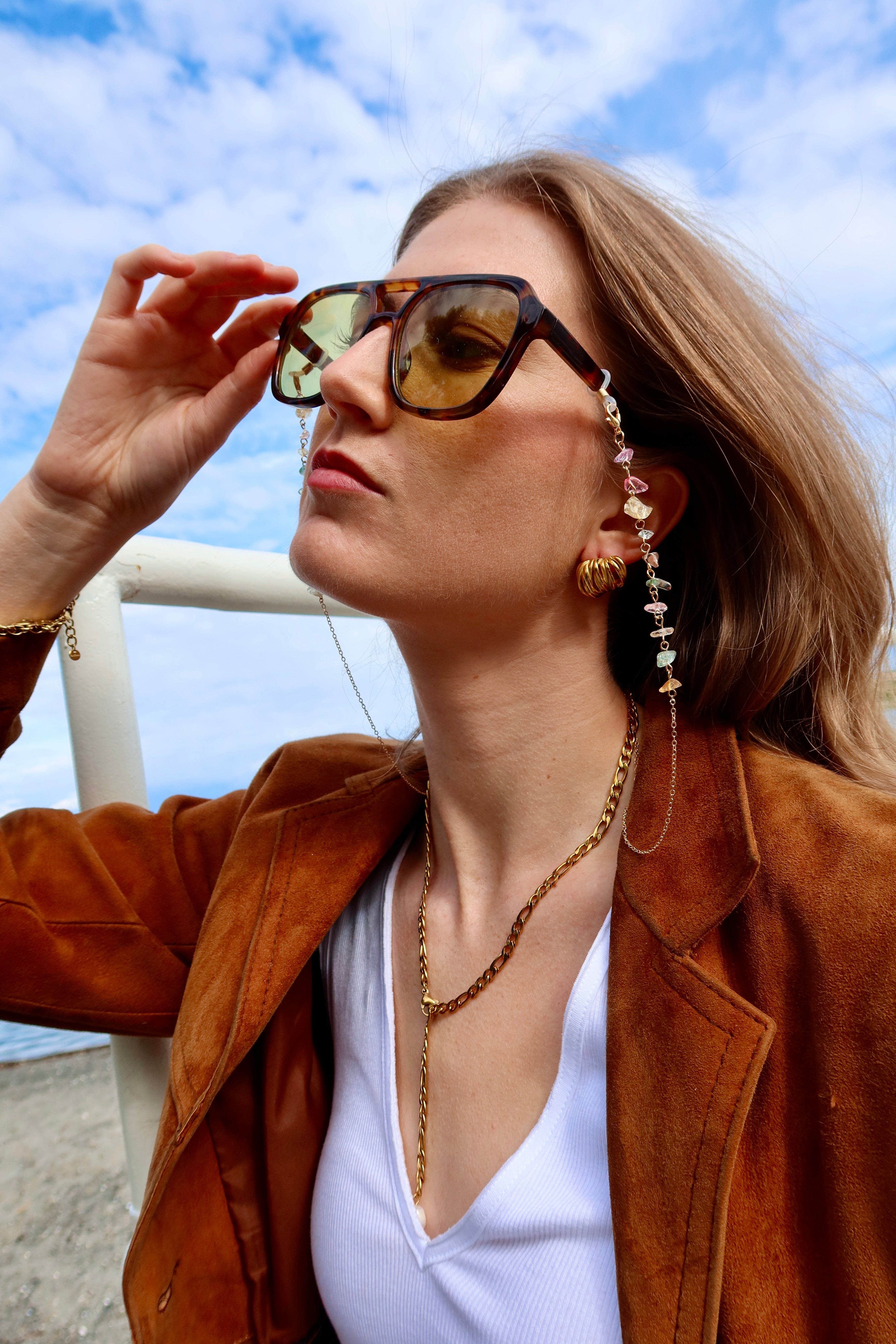 AuraBloom Sunglasses Chain