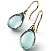 ROMY - Crystal Drop Earrings in Gold and Silver