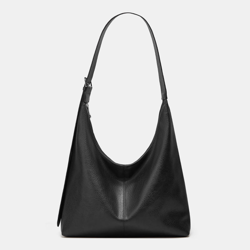 DESIREE - Women’s Solid Color PU Leather Shoulder Bag Versatile Daily Shopping & Work Bag
