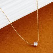JOANNE – Minimalist Classic Charm Necklace in Gold and Silver