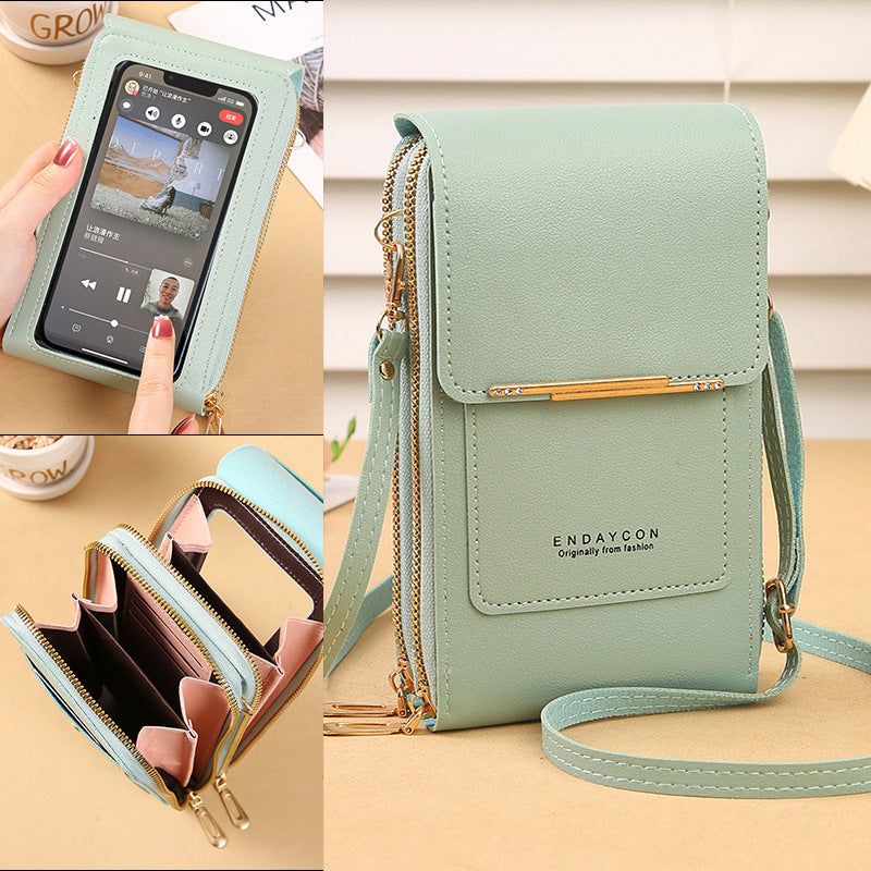 ELIZA - Women’s Touch Screen Mobile Phone Messenger Bag