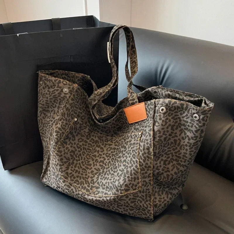 ODILE – Effortless Chic Leopard Tote Bag