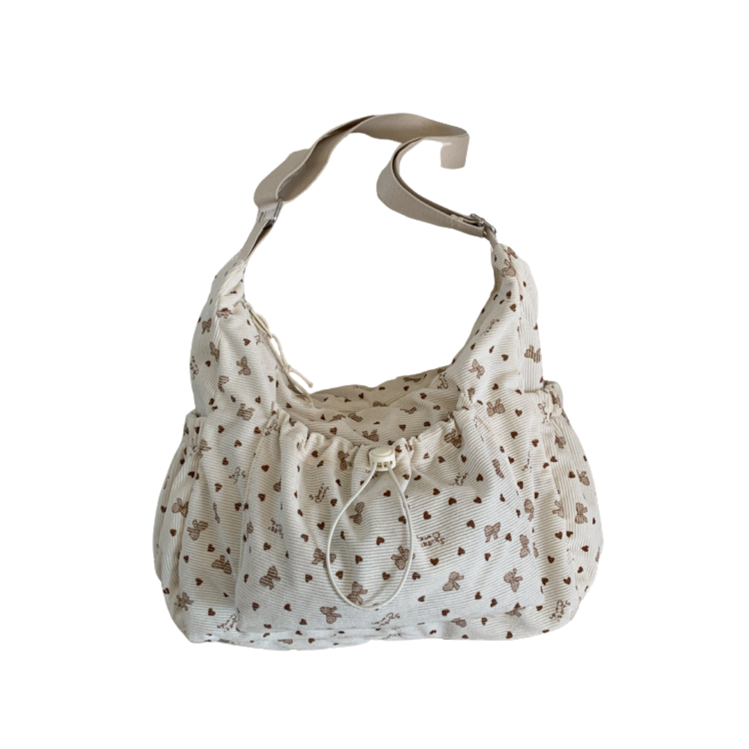 HARLOW – Plaid Drawstring Cloud Hobo Bag