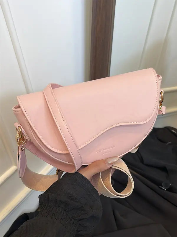 GABI - Simple Small Satchel Bag Versatile Flip Cover Crossbody Shoulder Bag