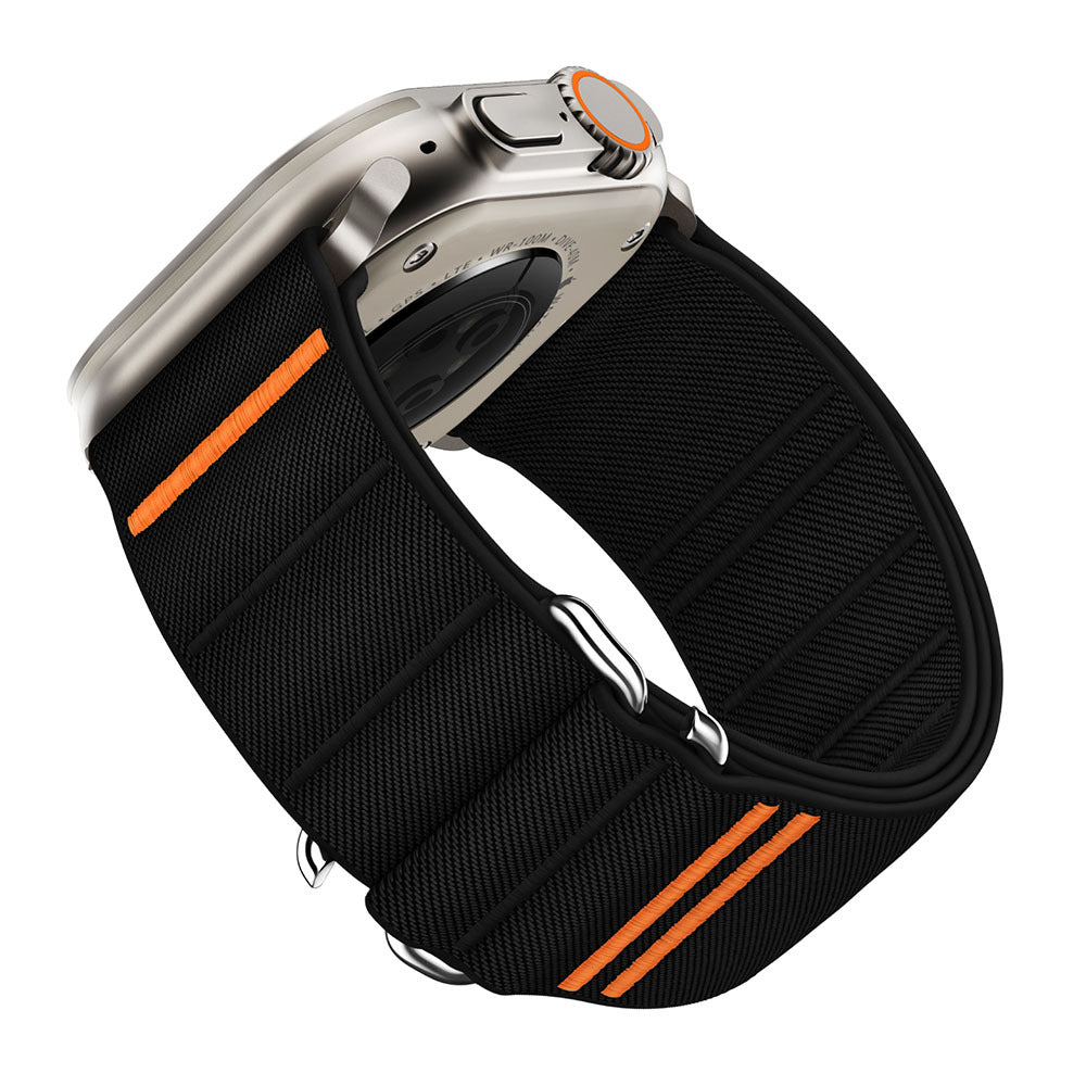 Buckle Bracelet, Nylon, Tactical and Secure Style, for Apple Watch, Adjustable, Barcole Model