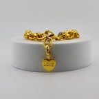 Apple Watch Bracelet, chain and heart, for women, Donatia model