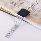 Apple Watch Bracelet, sparkling crystals, elegant design and convenient clasp, evening, Kendja model