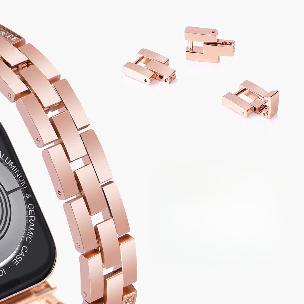 Apple Watch Bracelet, sparkling crystals, elegant design and convenient clasp, evening, Kendja model