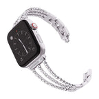 Apple Watch Bracelet, sparkling crystals, elegant design and convenient clasp, evening, Kendja model