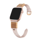 Apple Watch Bracelet with Metal Rings, Pin Buckle, for Women, Zenda Model