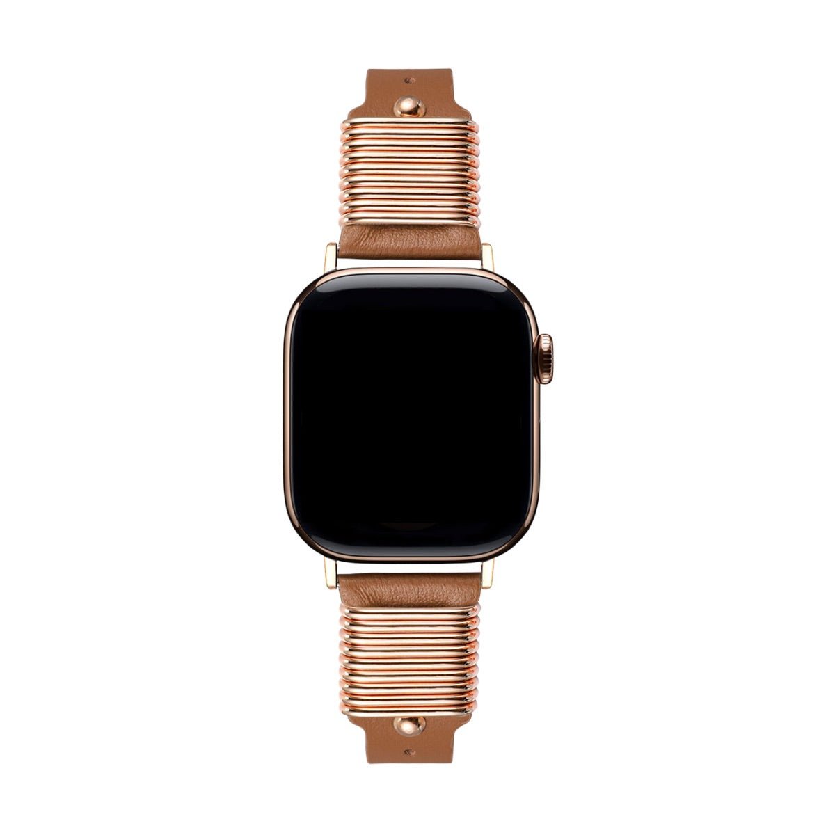 Apple Watch Bracelet with Metal Rings, Pin Buckle, for Women, Zenda Model