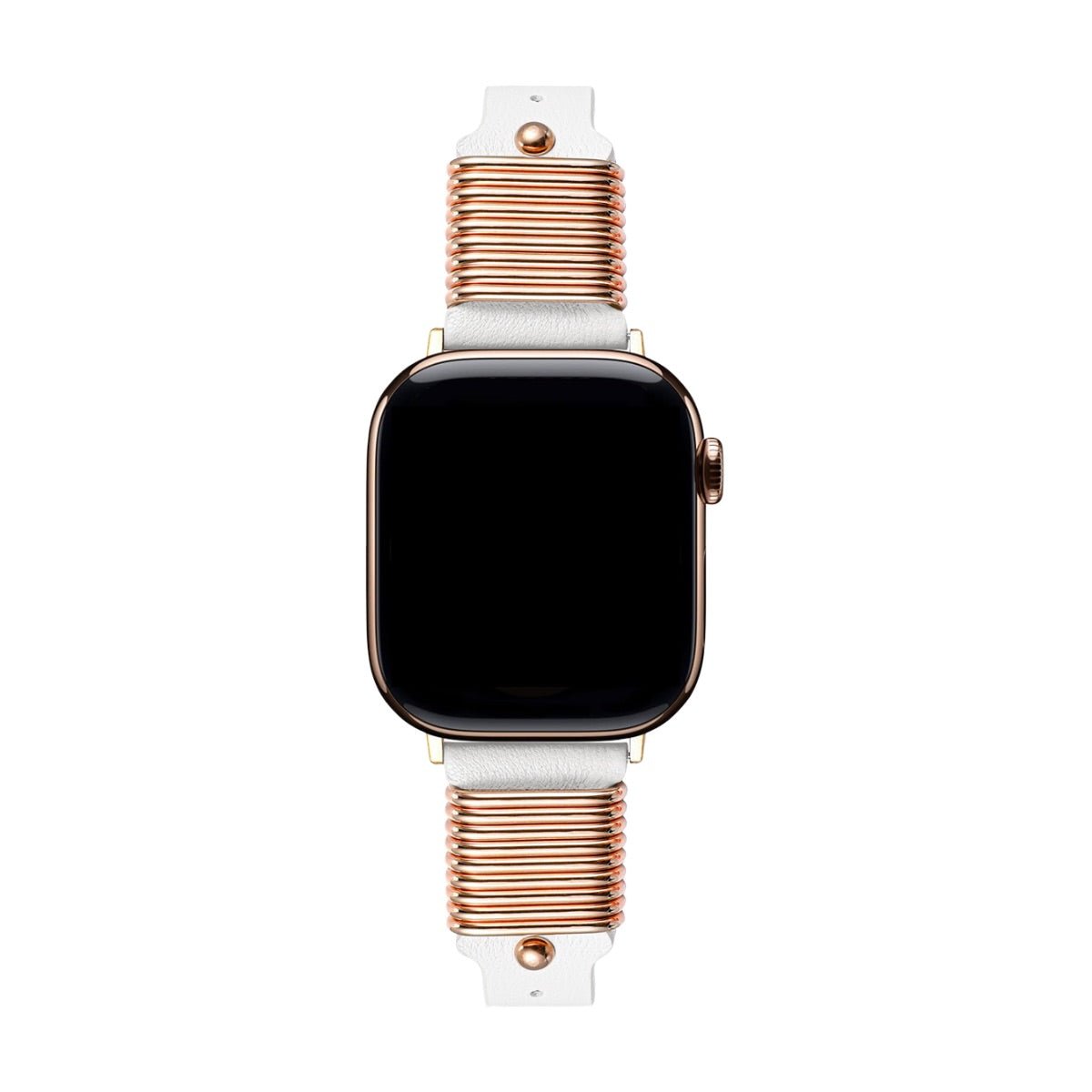 Apple Watch Bracelet with Metal Rings, Pin Buckle, for Women, Zenda Model