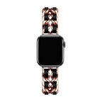 Apple Watch Bracelet in Stainless Steel, Interlaced Curb Chain, Multiple Finishes, Kelda Model