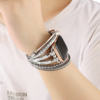 Apple Watch Multi-Strand Bracelet, Butterfly Charms and Rhinestones, for Women, Papilla Model