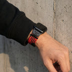 Apple Watch Bracelet, patterned nylon, unisex, tactical buckle, Nélo model