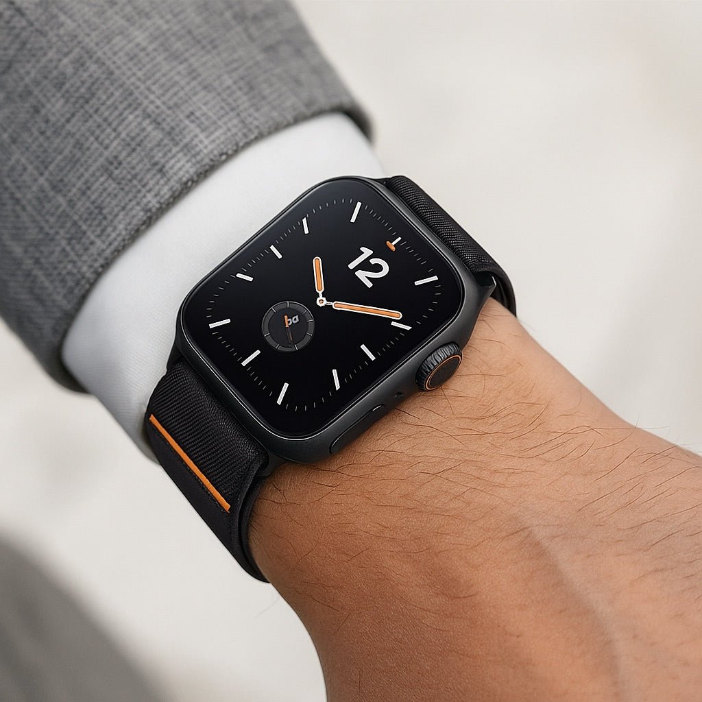 Breathable Nylon Apple Watch Bracelet, Invisible Magnetic Clasp, Ergonomic Design for Apple Watch, Torade Model