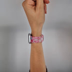 Apple Watch Bracelet, patterned silicone, for women, Saroa model
