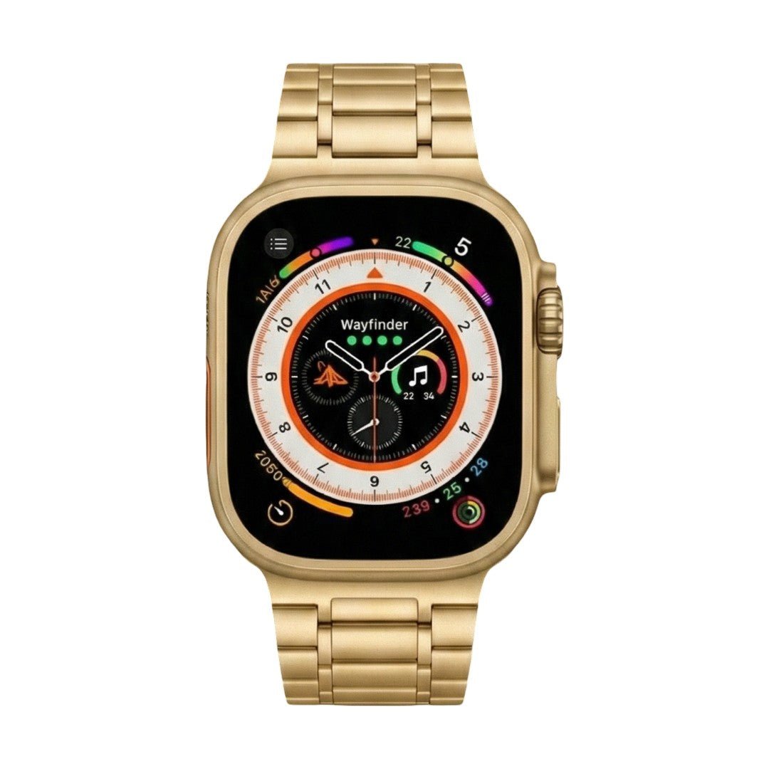 Apple Watch Bracelet in Stainless Steel, Five-Row Mesh, Magnetic Clasp, Hask Model