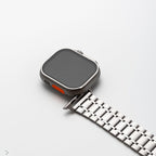 Apple Watch Bracelet in Stainless Steel, Five-Row Mesh, Magnetic Clasp, Hask Model
