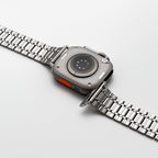 Apple Watch Bracelet in Stainless Steel, Five-Row Mesh, Magnetic Clasp, Hask Model