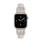 Apple Watch Bracelet, Chinese Knot Design with Zircon Setting, Smooth Strap, Celtia Model