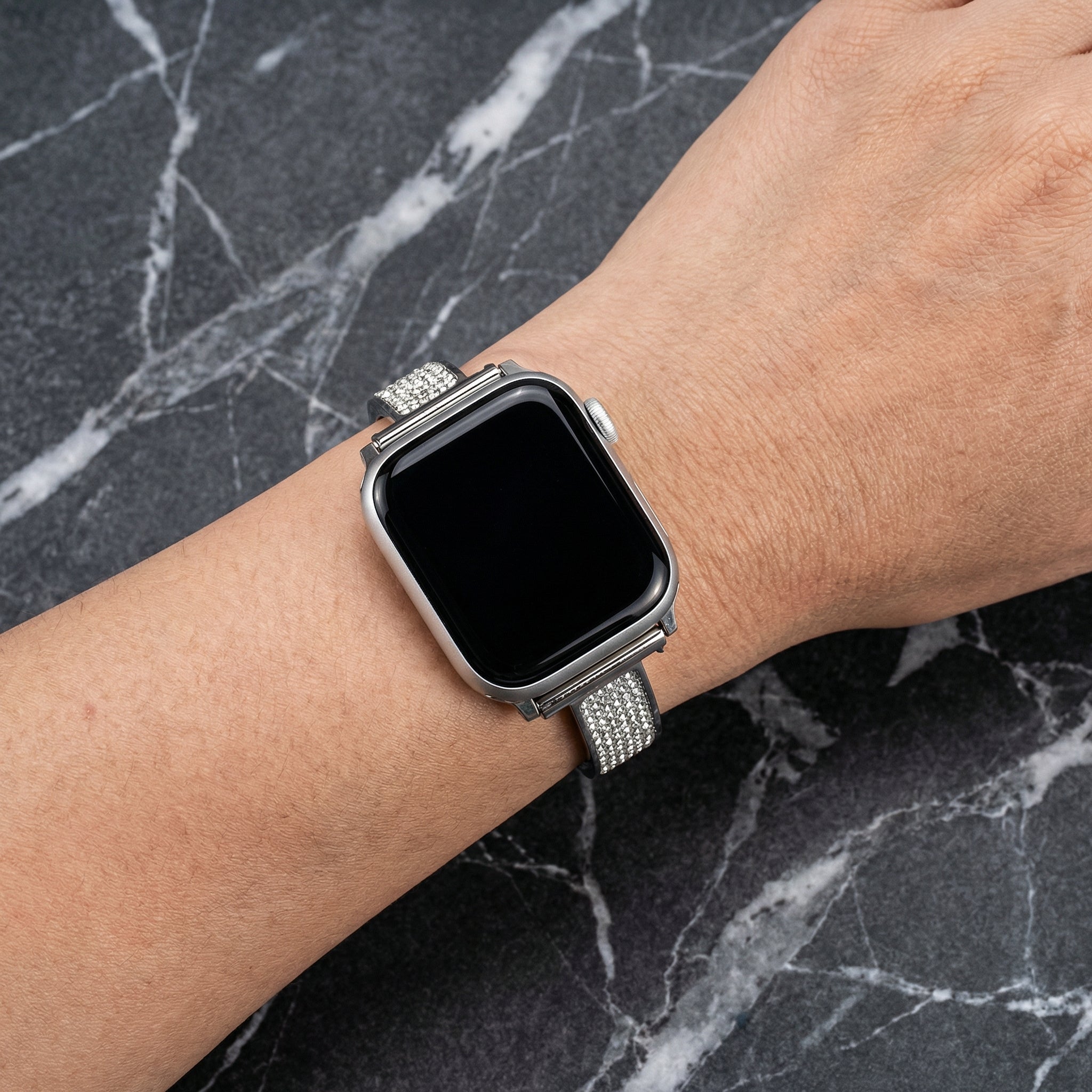Apple Watch bracelet, glitter, for women, Douwa model