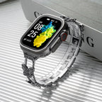 Apple Watch Butterfly Zircon Bracelet, Metal Alloy Watch Band with Sparkling Butterfly, Rinoure Model