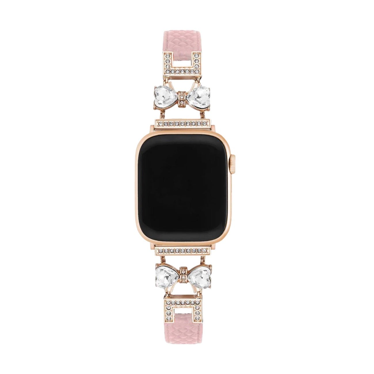 Apple Watch Bracelet, for women, chic leather, sparkling rhinestone strap, Bellita model