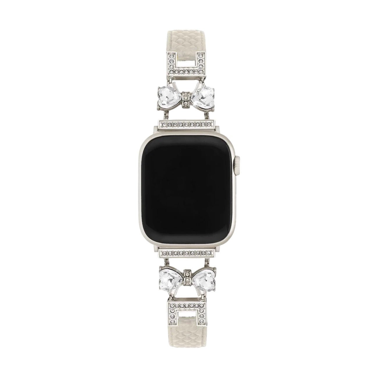 Apple Watch Bracelet, for women, chic leather, sparkling rhinestone strap, Bellita model