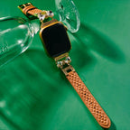 Apple Watch Bracelet, for women, chic leather, sparkling rhinestone strap, Bellita model