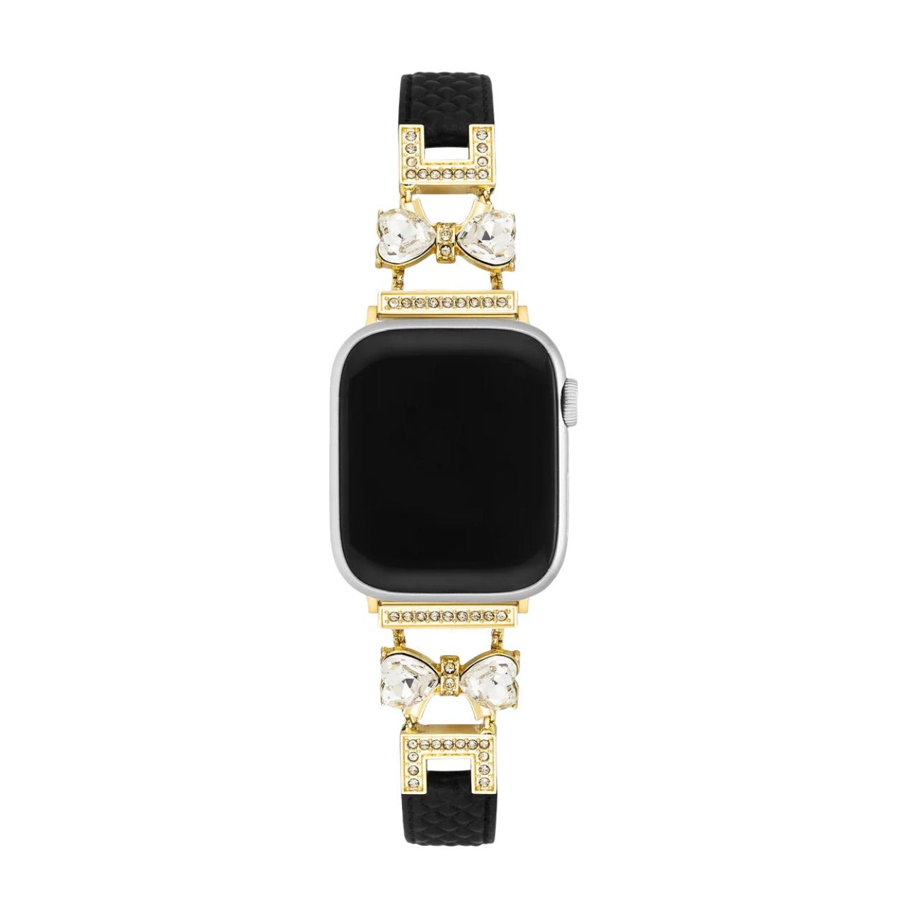 Apple Watch Bracelet, for women, chic leather, sparkling rhinestone strap, Bellita model