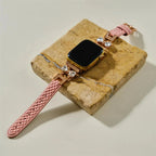 Apple Watch Bracelet, for women, chic leather, sparkling rhinestone strap, Bellita model