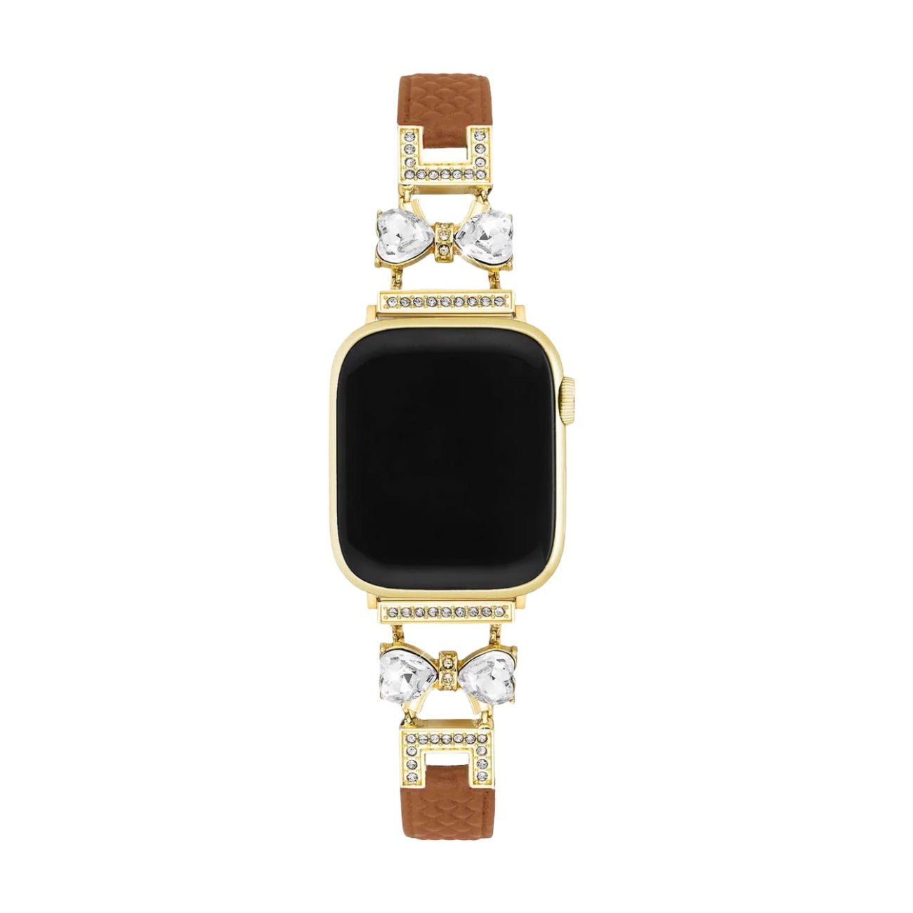Apple Watch Bracelet, for women, chic leather, sparkling rhinestone strap, Bellita model