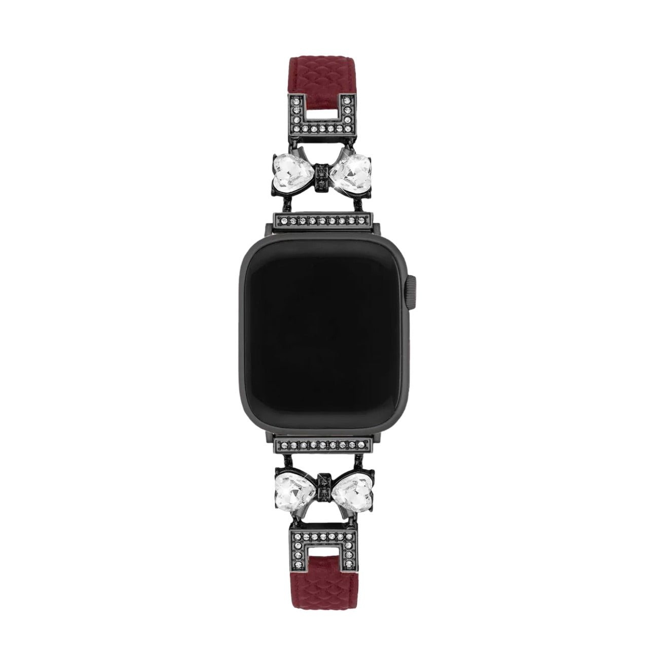 Apple Watch Bracelet, for women, chic leather, sparkling rhinestone strap, Bellita model