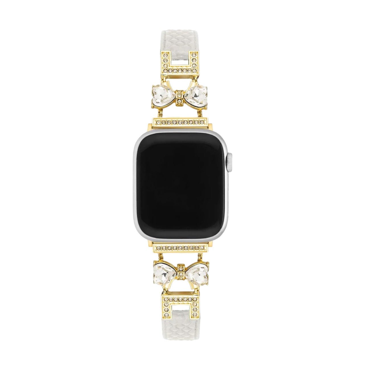 Apple Watch Bracelet, for women, chic leather, sparkling rhinestone strap, Bellita model
