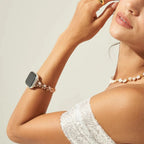 Apple Watch bracelet, for women, metal, sparkling stars, Kira model