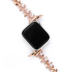 Apple Watch bracelet, for women, metal, sparkling stars, Kira model