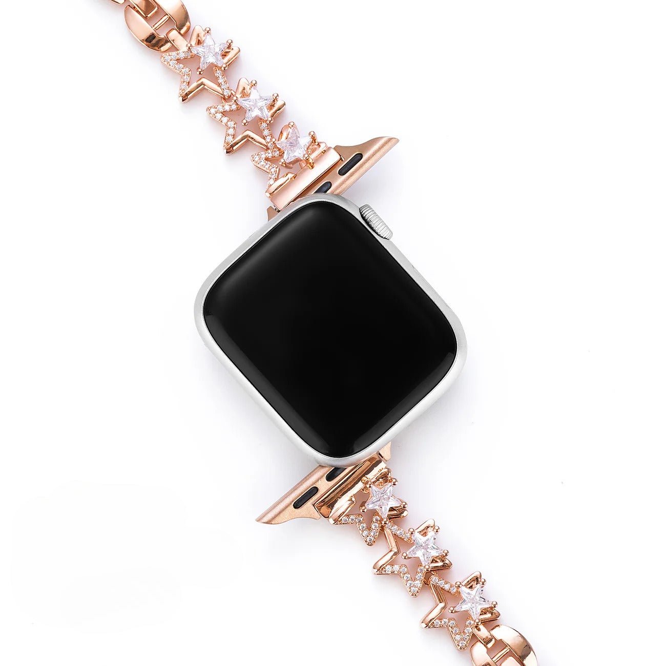 Apple Watch bracelet, for women, metal, sparkling stars, Kira model