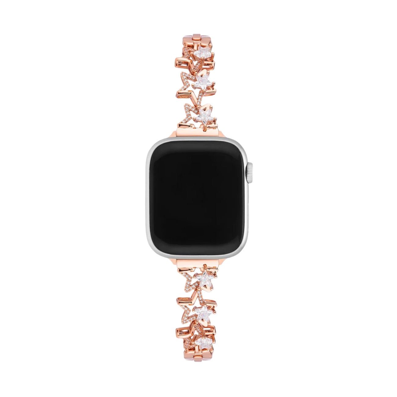 Apple Watch bracelet, for women, metal, sparkling stars, Kira model